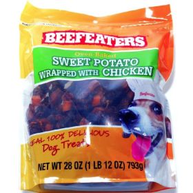Beefeaters Oven Baked Sweet Potato Wrapped with Chicken Dog Treat - 28 oz