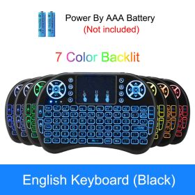 i8 Wireless Keyboard Russian English Hebrew Version i8+ 2.4GHz Air Mouse Touchpad Handheld for Android TV BOX Mini PC