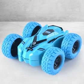 Toy Car Flip Children Inertia Double Sided Dump Truck Kids Toys For Boys - Blue