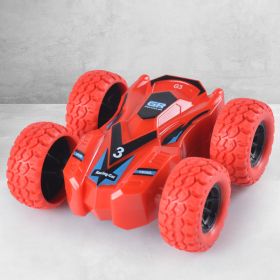 Toy Car Flip Children Inertia Double Sided Dump Truck Kids Toys For Boys - Red