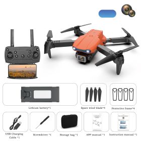 Drone with Camera 4K HD , RC Quadcopter Helicopter for Kids and Adults - Orange