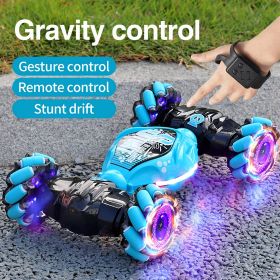 Remote Control 4WD Gesture Sensor Toy Car; Off-Road Vehicle Flip With Light And Music