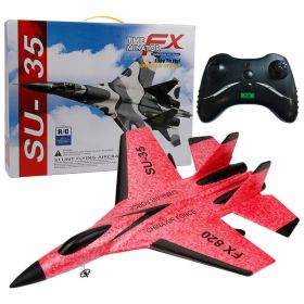 FX820 small fighter hand thrown electric remote control aircraft  - FX820 red