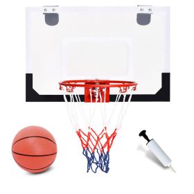 Over-The-Door Mini Basketball Hoop Includes Basketball and 2 Nets - As pictures show