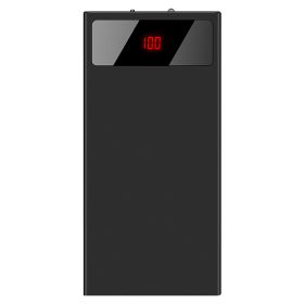 20000mAh Power Bank Ultra Thin External Battery Pack Phone Charger Dual USB Ports Flashlight Battery Remain Display