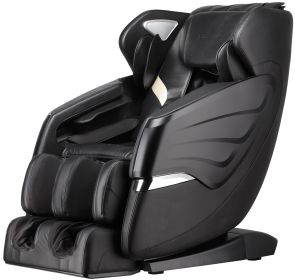 Massage Chairs SL Track Full Body Massage Recliner with Foot Roller; Airbag Massage; Zero Gravity; Bluetooth Speaker Black