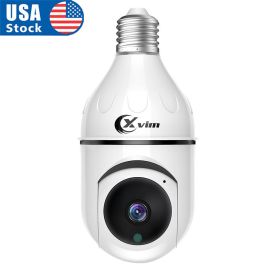 1080P Wireless E26 Bulb Camera WiFi Security Camera Smart IP Camera Night Vision