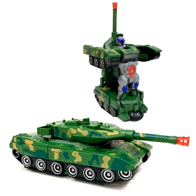 Electric Deformation Combat Tank Toys For Kids - Without battery