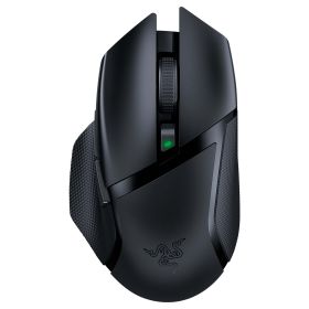 Basilisk X HyperSpeed Wireless Gaming Mouse for PC, 6 Buttons, 2.4GHz, Bluetooth, Black