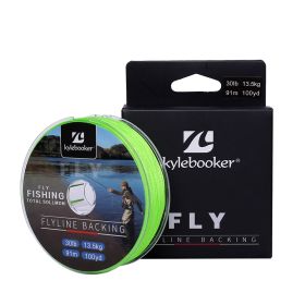 Kylebooker Fly Line Backing Line 20/30LB 100/300Yards Green Braided Fly Fishing Line