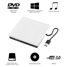 Slim External USB 3.0 DVD RW CD Writer Drives Burner Reader Player PC Laptop Mac