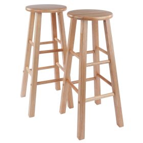 Element Bar Stools; 2-Pc Set; Natural