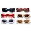 Cat Eye Sunglasses Fashion Punk Sun Glasses Retro Women Sunglass Men Luxry Brand UV400 Shades Black Brown Eyewear - leopard pink