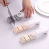 1pc; Kitchen Quick Sharpener; Manual Household Kitchen Knife Scissors Sharpener; Fruit Stainless Steel Knife Sharpener - Pink