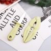 Oyster Knife 2 in 1 Knife and Clamp Set - Sharp-Edged Lobster Crab Clamp Shell Pliers Seafood Opener Kit Kitchen Tool - green
