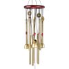 Large Deep Tone Windchime Chapel Bells Wind Chimes Gold with 10 Tubes