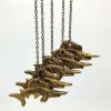 Japanese Cast Iron Wind Chimes Hanging Ornaments Antique Metal Amphioxus Doorbell - Default