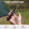 Folding Pocket Knife 3 in/7.6 cm 7Cr17Mov Blade Aluminum Handle Sharp - Default