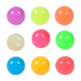 The Same Luminous Ceiling Ball Vibrato Fluorescent Sticky Target Ball Children's Sticky Wall Ball (Option: random color)