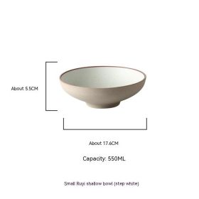 Nice Ceramic Restaurant Set Big Bowl (Option: Small Light Soup Bowl White)